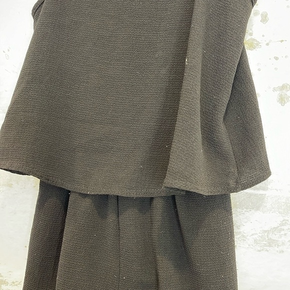 Black partly open back skort dress size x-large - Picture 2 of 5